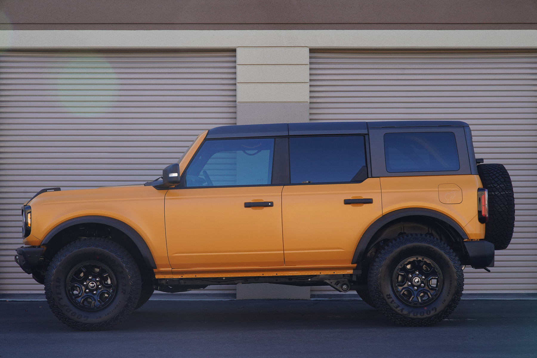 Ford Bronco with dark ceramic window tint