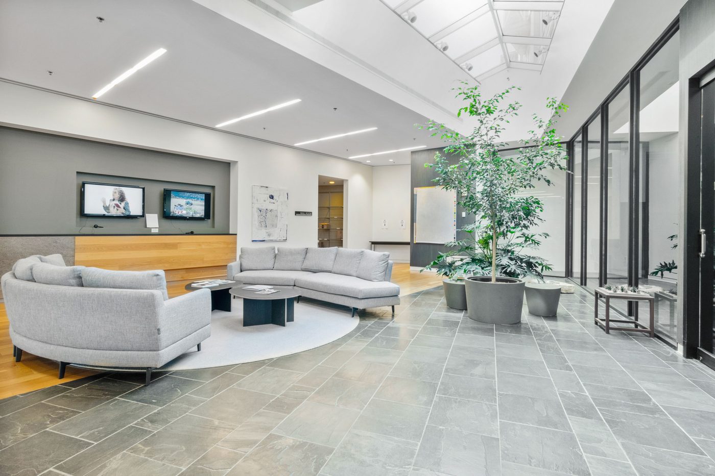 Modern interior featuring architectural surface films